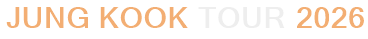 Jung Kook Tour 2026